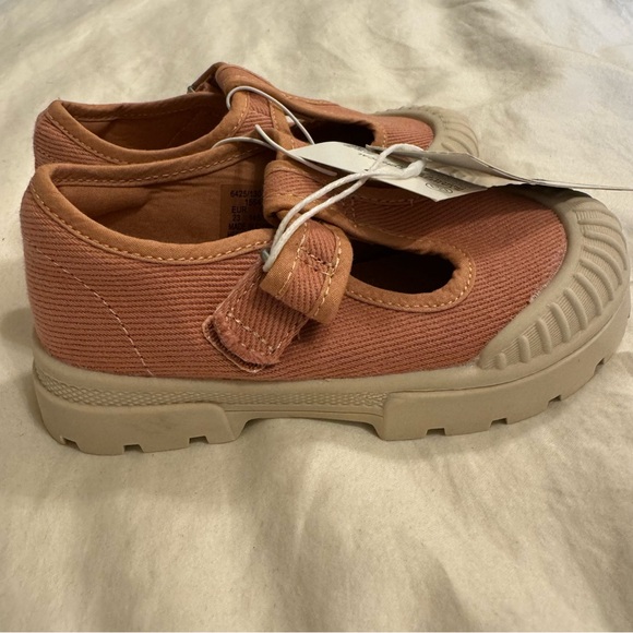Zara Kids Dusty Pink Canvas & Rubber Shoes - Size: 23 - Picture 4 of 5